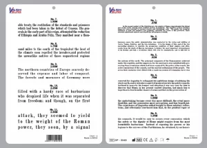 تست بینایی سنجی با چارت جگر