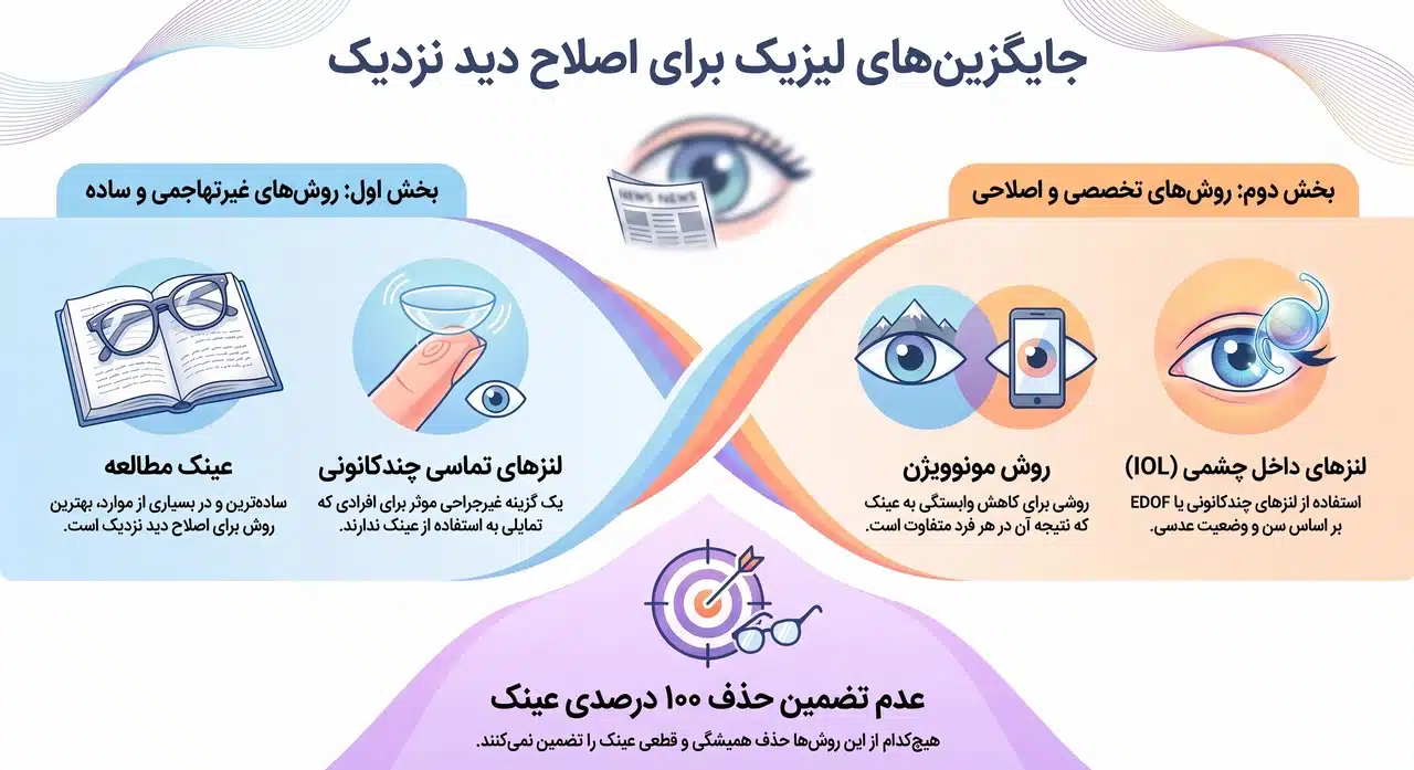 جایگزین_های_لیزیک_اصلاح_دید_نزدیک